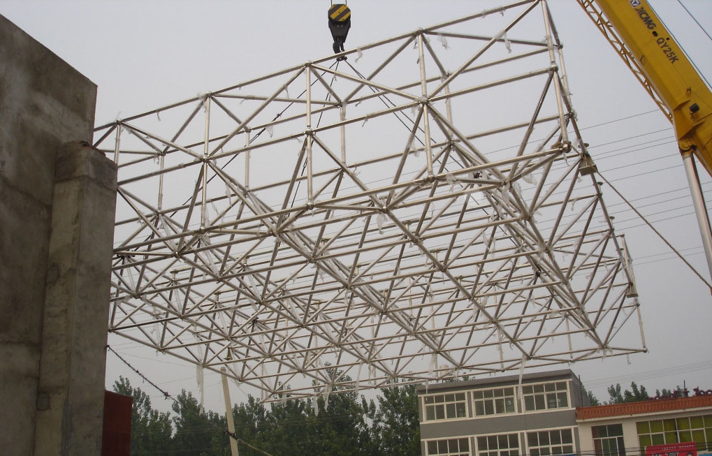 三明不锈钢门头网架安装